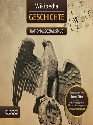 cover image of Wikipedia Geschichte--Nationalsozialismus